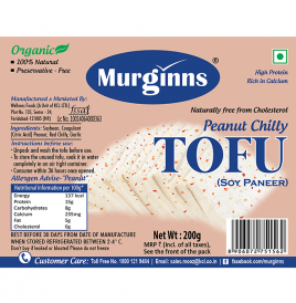 Murginns Peanut Chilly Tofu (Soy Paneer)  Box  200 grams